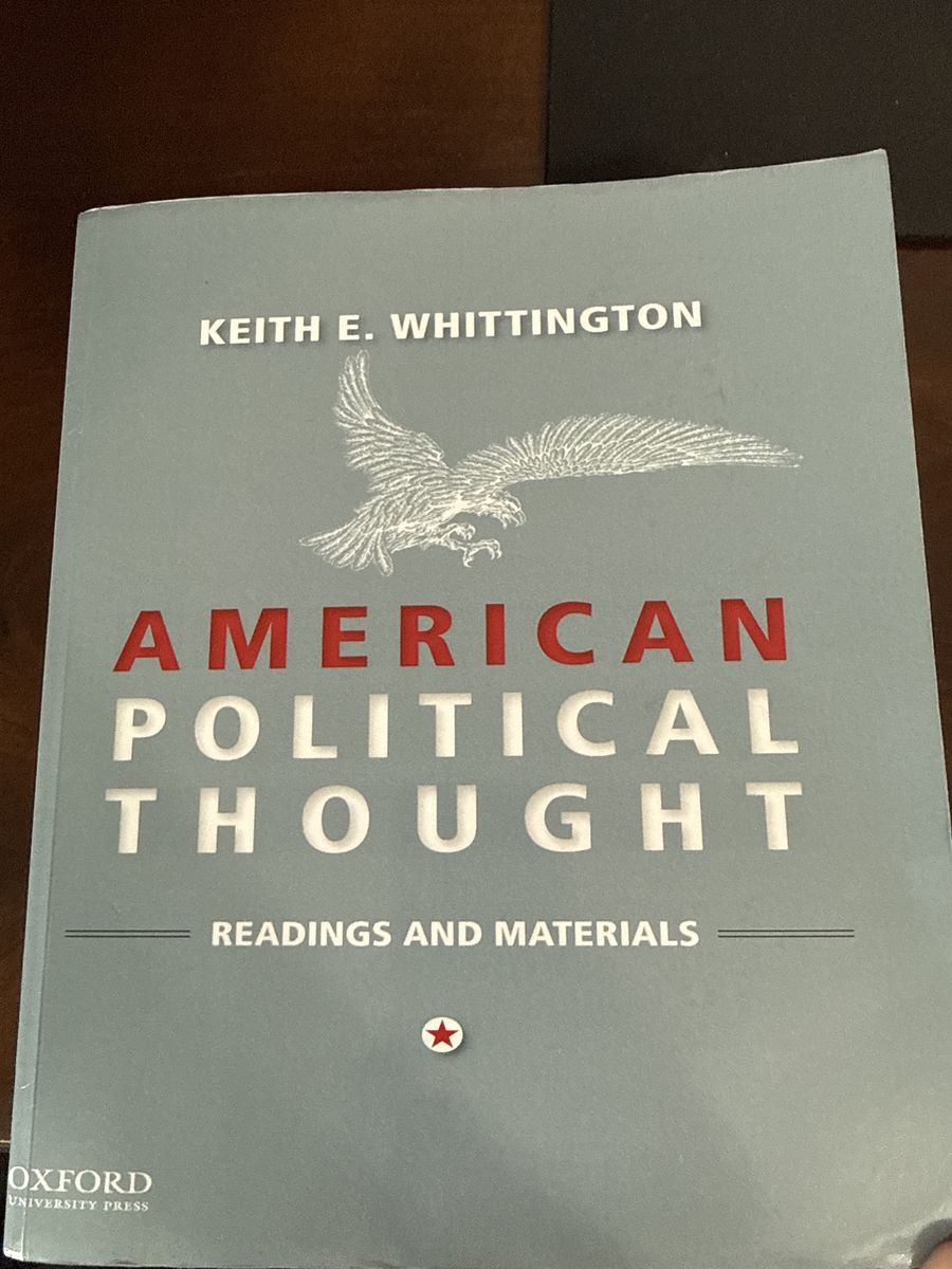 American Political Thought by Keith E Whittington
