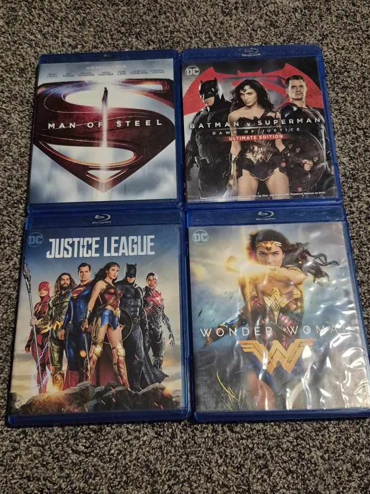 Justice League Movies Bluray