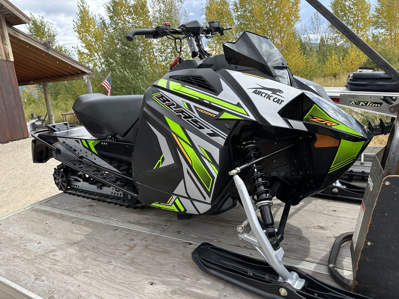 2023 Arctic Cat Blast 400 kid's snowmobile - low miles