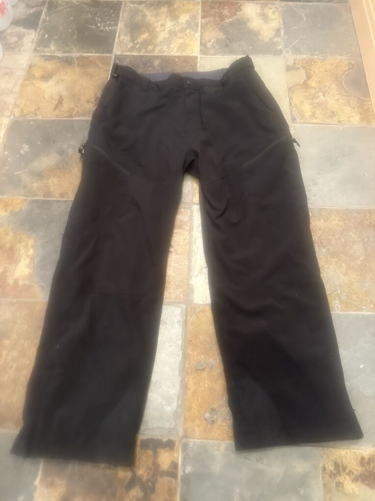 Gerry Men’s Size XXL Black Fleece Lined Snow Pants