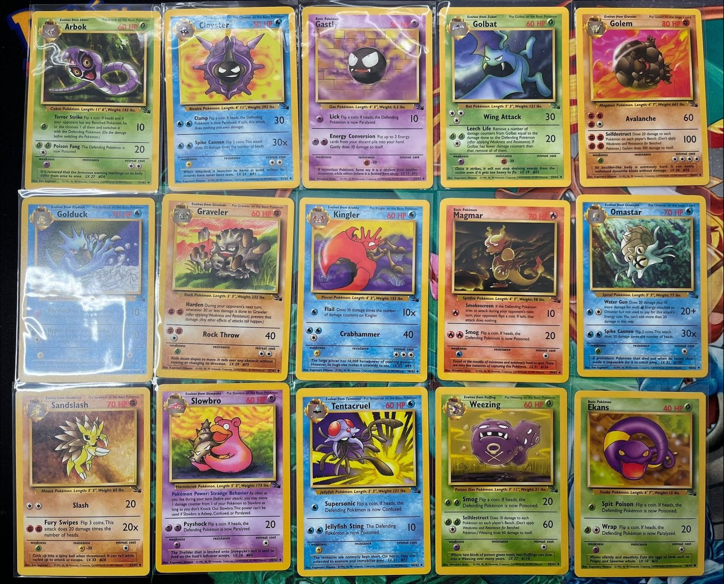Pokémon Fossil Card Lot (31 Cards) – Vintage WOTC Set
