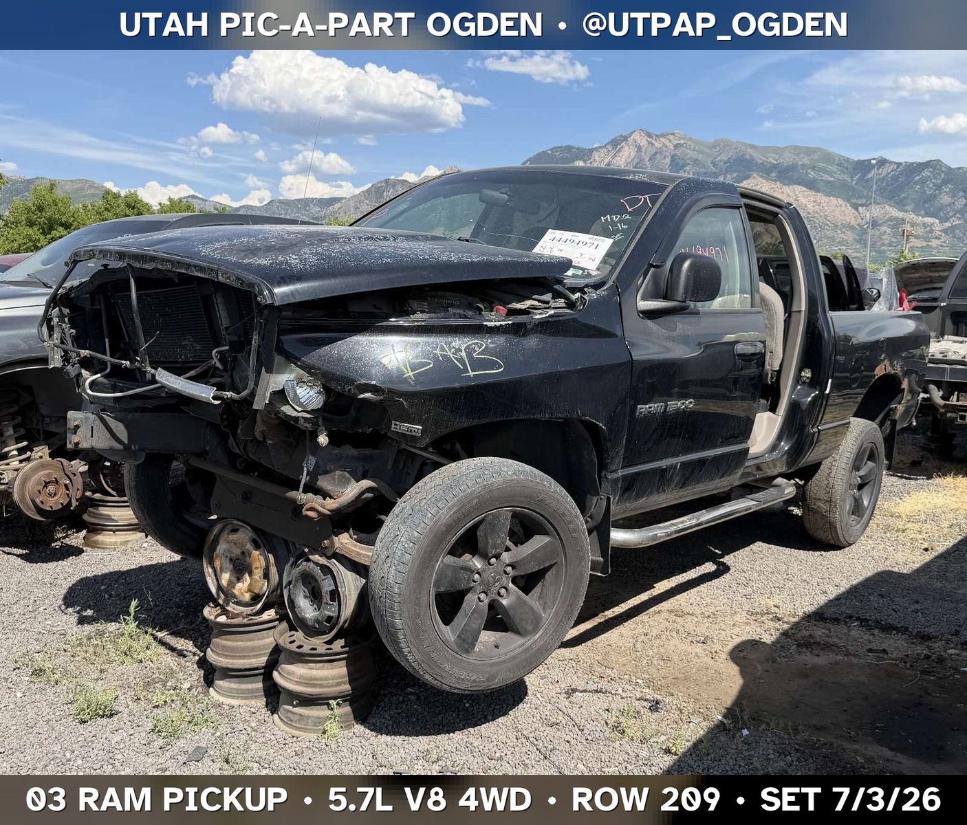 2003 Dodge Ram Pickup Parts - UTPAP Ogden