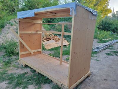 4 x 9 x 7 plywood structure
