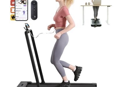 NEW Folding Treadmill 2-in-1 under desk 55"