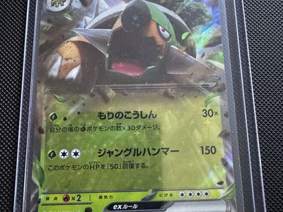 Japanese Torterra ex RR 005/071 sv5K Pokémon Card in Top Loader