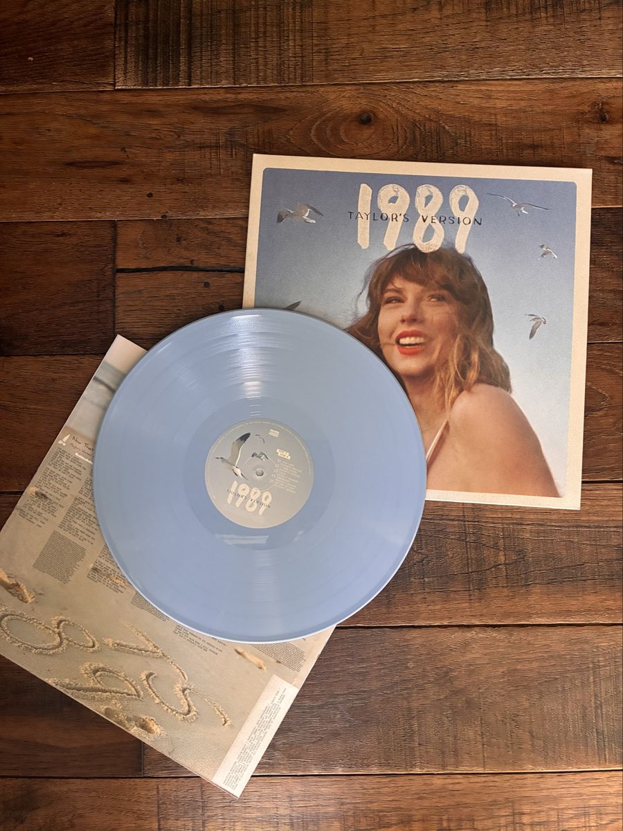 Taylor Swift 1989 (Taylor's Version) Light Blue Vinyl Record Album LP