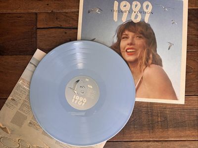 Taylor Swift 1989 (Taylor's Version) Light Blue Vinyl Record Album LP