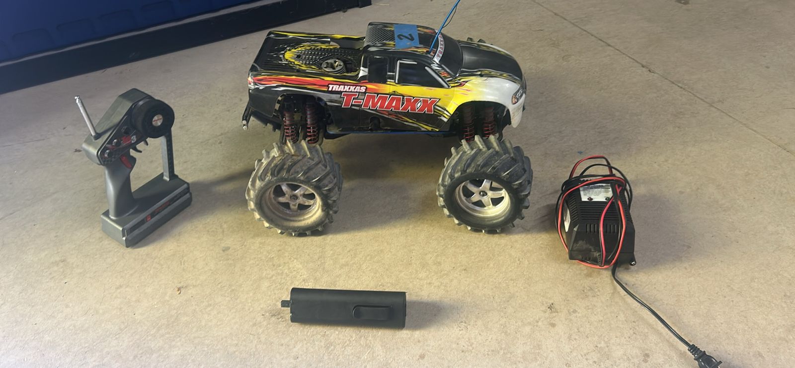 2 Traxxas tmaxx low hours 2.5 great shape 200 each