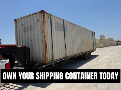 40' High Cube Container – Extra Storage Space – In Stock Now