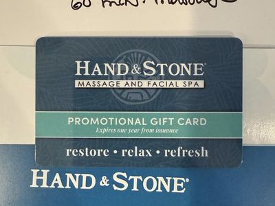 60-Minute Swedish Massage Gift Certificate – Hand & Stone ($149.95 Value)