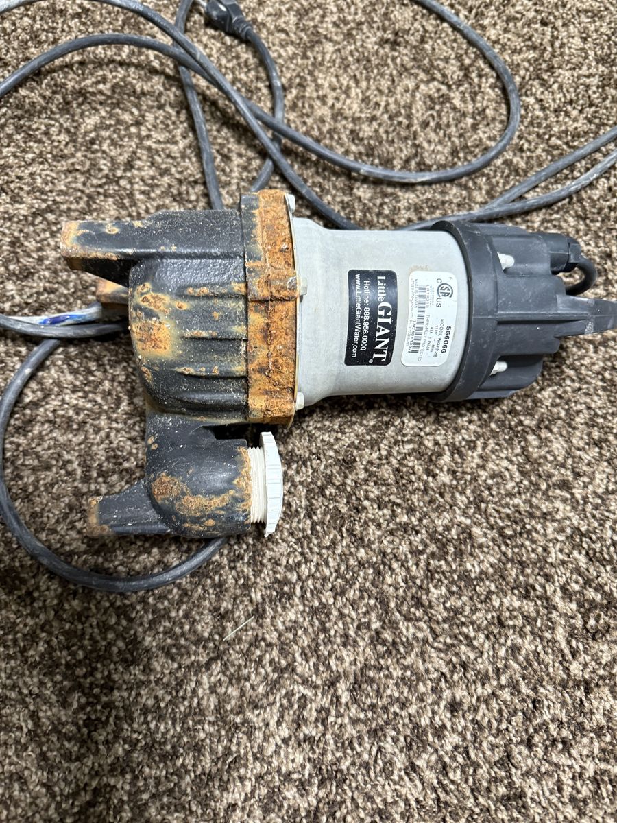 Little Giant submersible pump