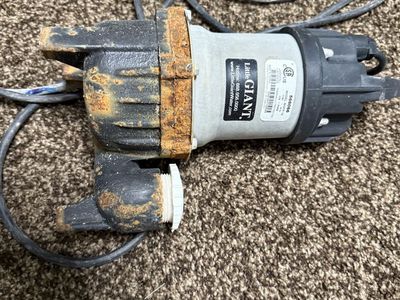 Little Giant submersible pump