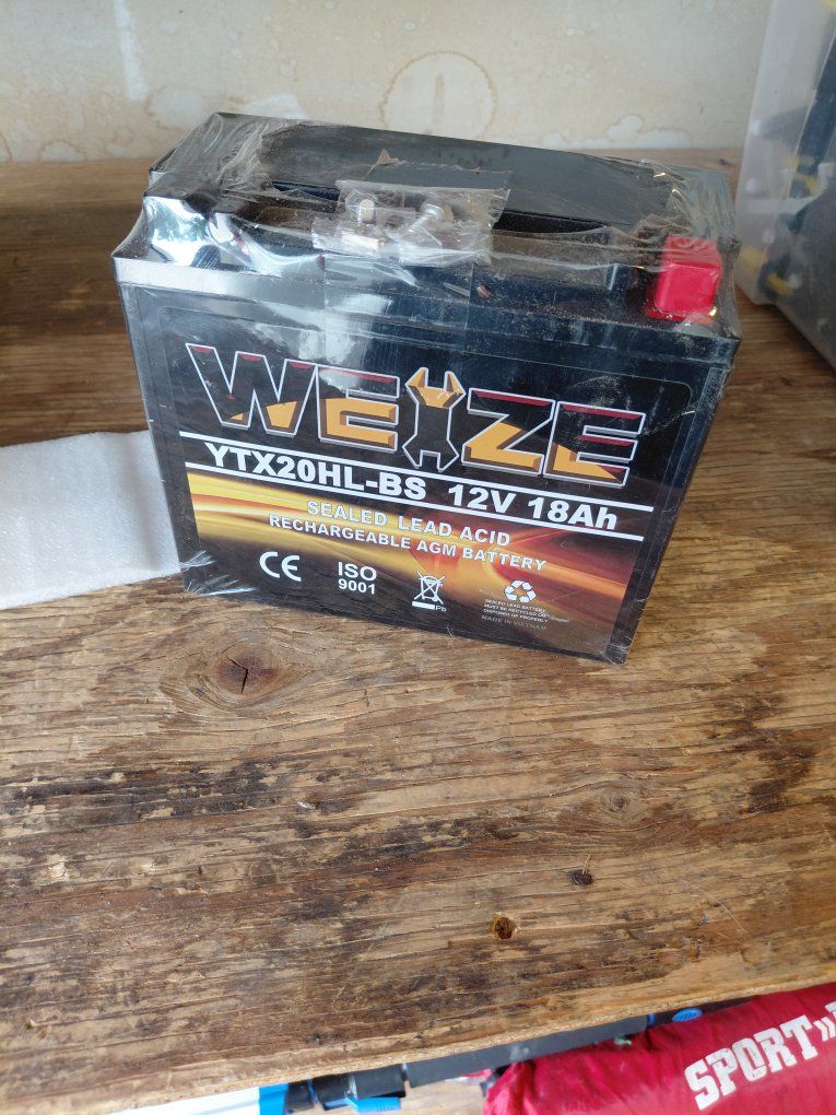 NEW Weize YTX20HL-BS 12V Powersports Battery