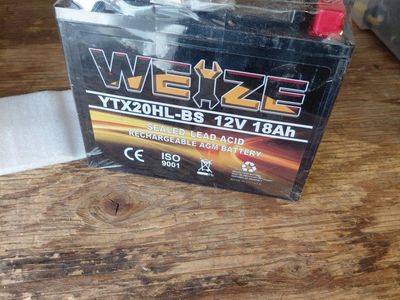 NEW Weize YTX20HL-BS 12V Powersports Battery
