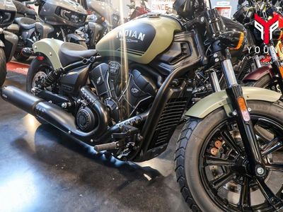 2026 Indian Motorcycle® Scout® Bobber Limited +Tech Moss Green Smoke