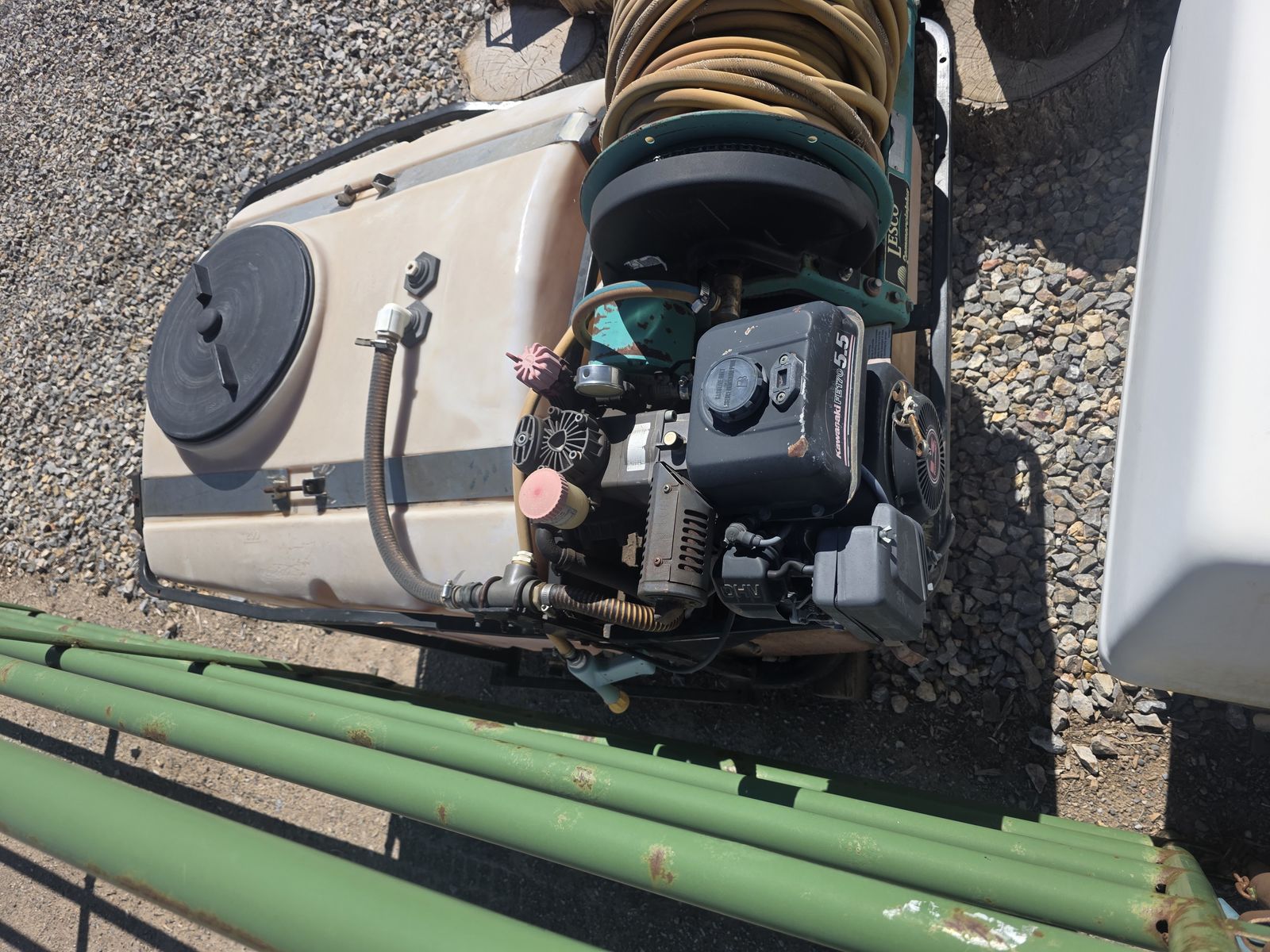 Lesco spray rig on skid