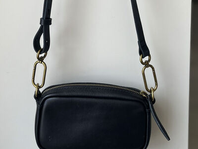 Madewell Leather Carabiner Crossbody Purse