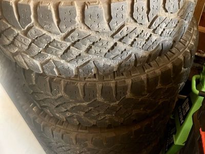 Set of 4 Goodyear LT285/75R16 snow-rated tires. Great Condition