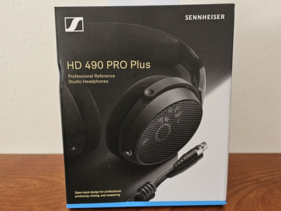 Sennheiser HD 490 Pro Plus - Openback Professional Studio Audio Headphones - Mixing/Producing Gaming music movies