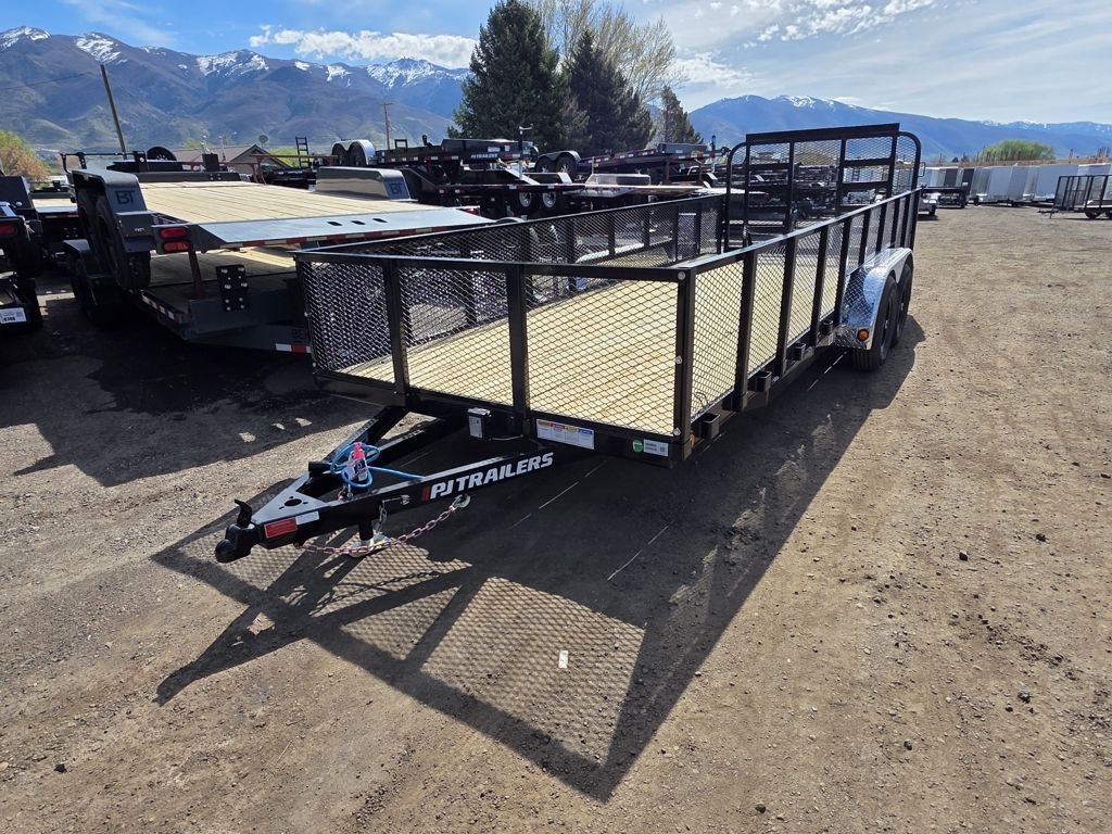 2026 PJ Trailers 7X20 UL 10K Landscape with 2' Sid