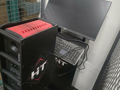 Hittrax VR1 Training Simulator in Box with MSI Monitor and Keyboard