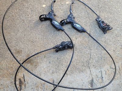 SRAM G2 RS Hydraulic Disc Brake Set Front and Rear Black