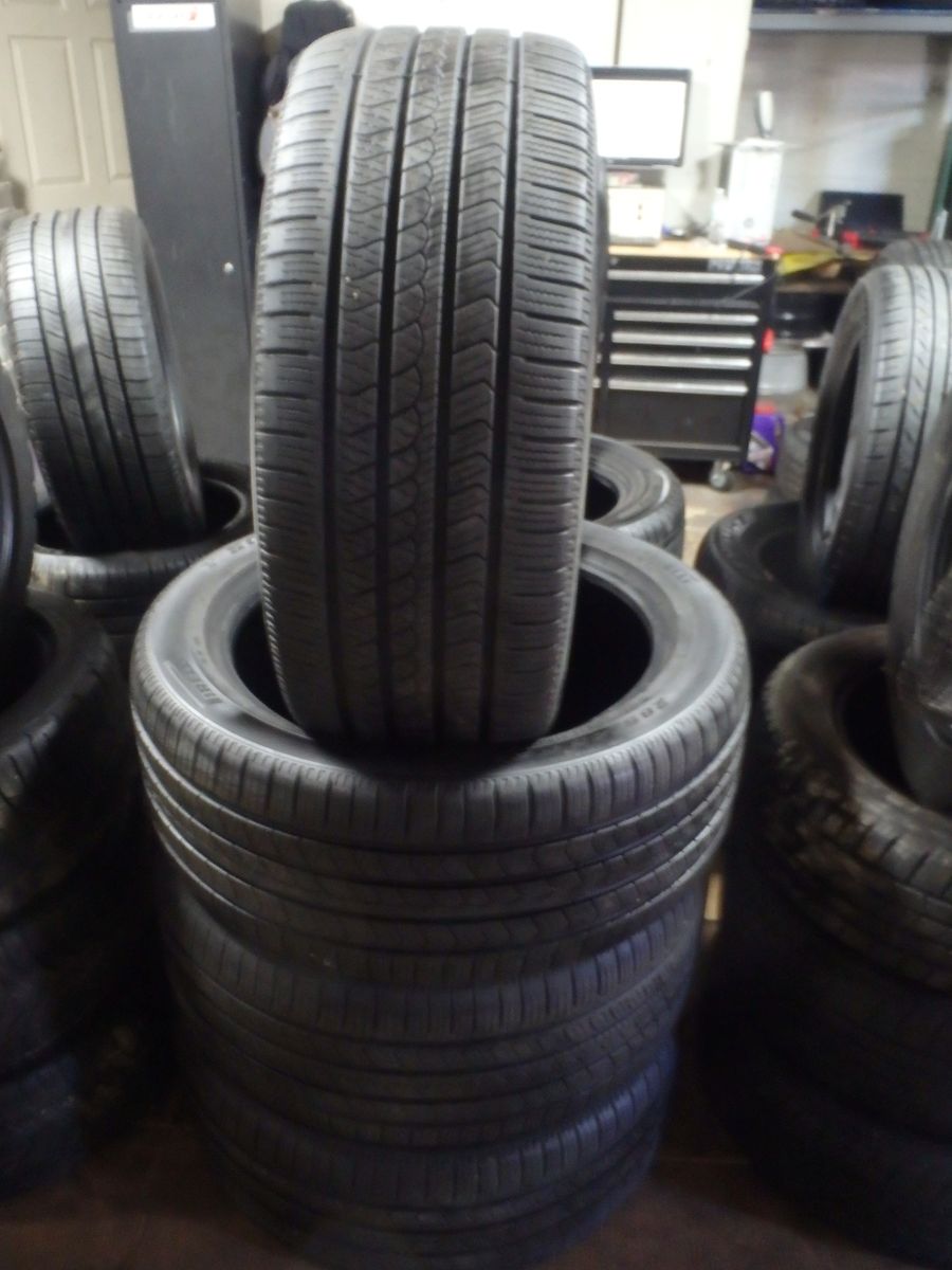 285/45R22 PIRELLI SCORPION AS SET OF USED TIRES