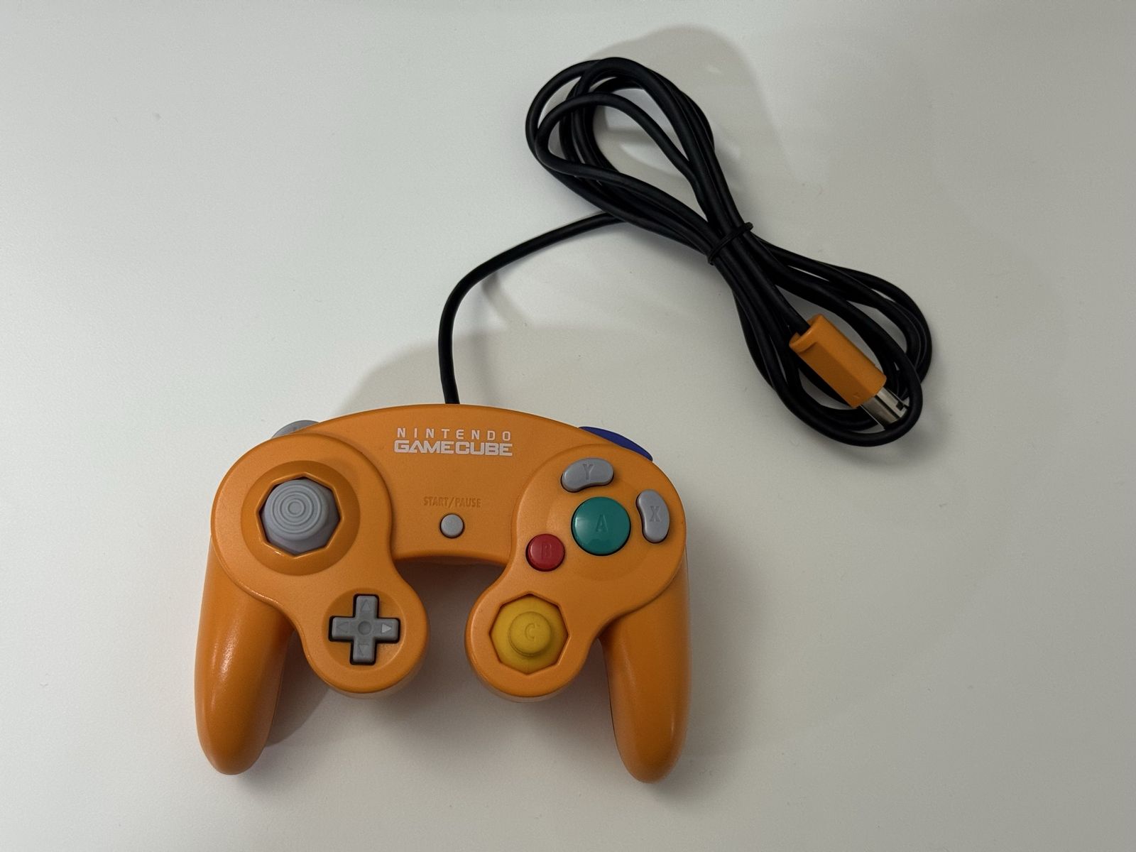 Authentic Nintendo GameCube Controller / Orange Spicy / Great Condition 