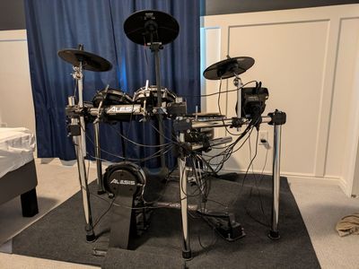 Alesis Nitro Electric Complete Drum Kit (+ Expansion) With Stool and Drumsticks