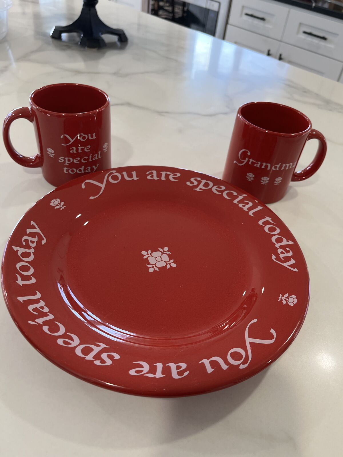 “YOU ARE SPECIAL TODAY” WAECHTERSBACH GERMANY PLATE AND MUGS
