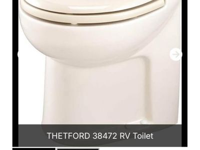 New RV European Style Porcelain Toilet
