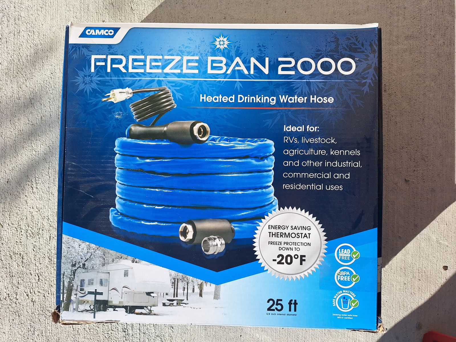 Hose, heated Camco