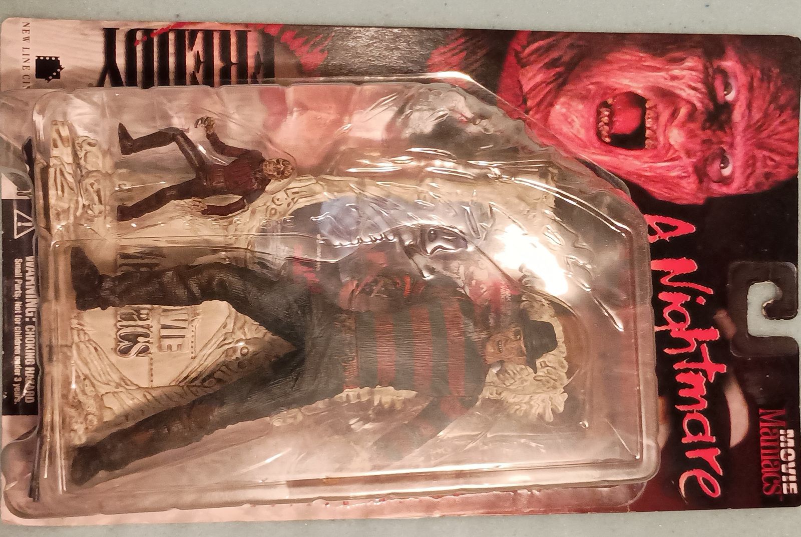 Movie Maniacs McFarlane Nightmare on Elm Street Freddy Acton Figure