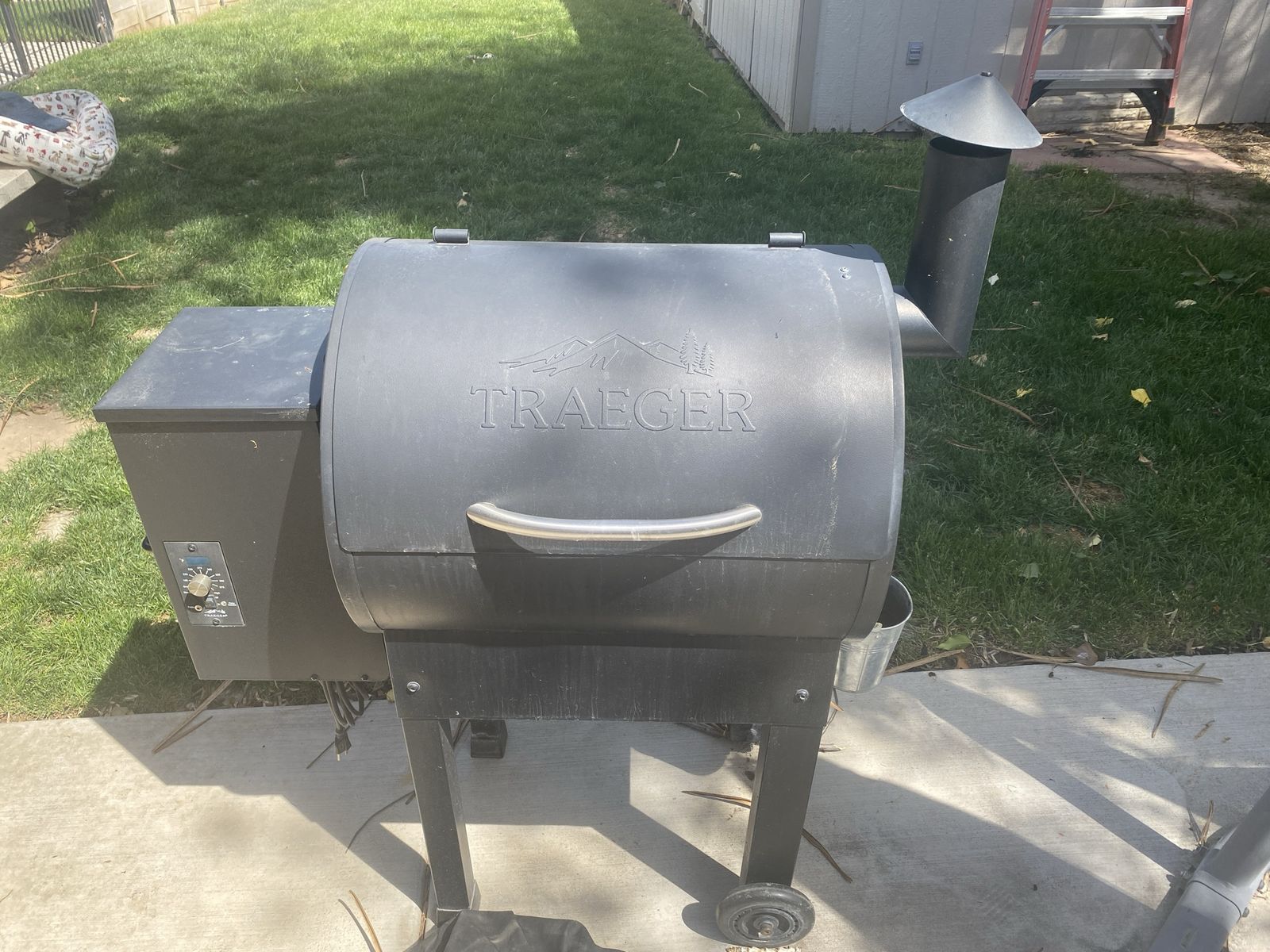 Traeger Smoker with Cover