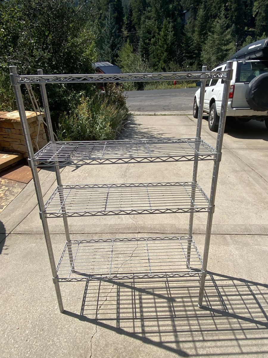 Shelving Unit - 53Hx36Wx13D, 4 Tier Metal
