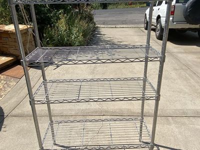 Shelving Unit - 53Hx36Wx13D, 4 Tier Metal