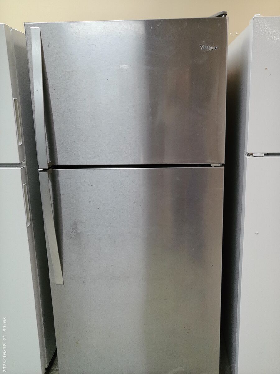 Stainless Steel 18 cf Refrigerator~90 Day Guarantee