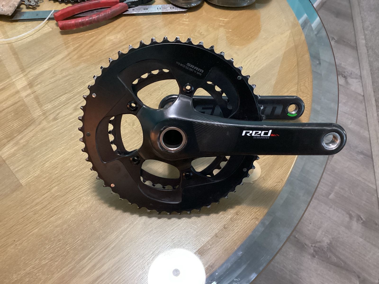 Sram Red crankset 110bcd 52/36,11 spd.172.5