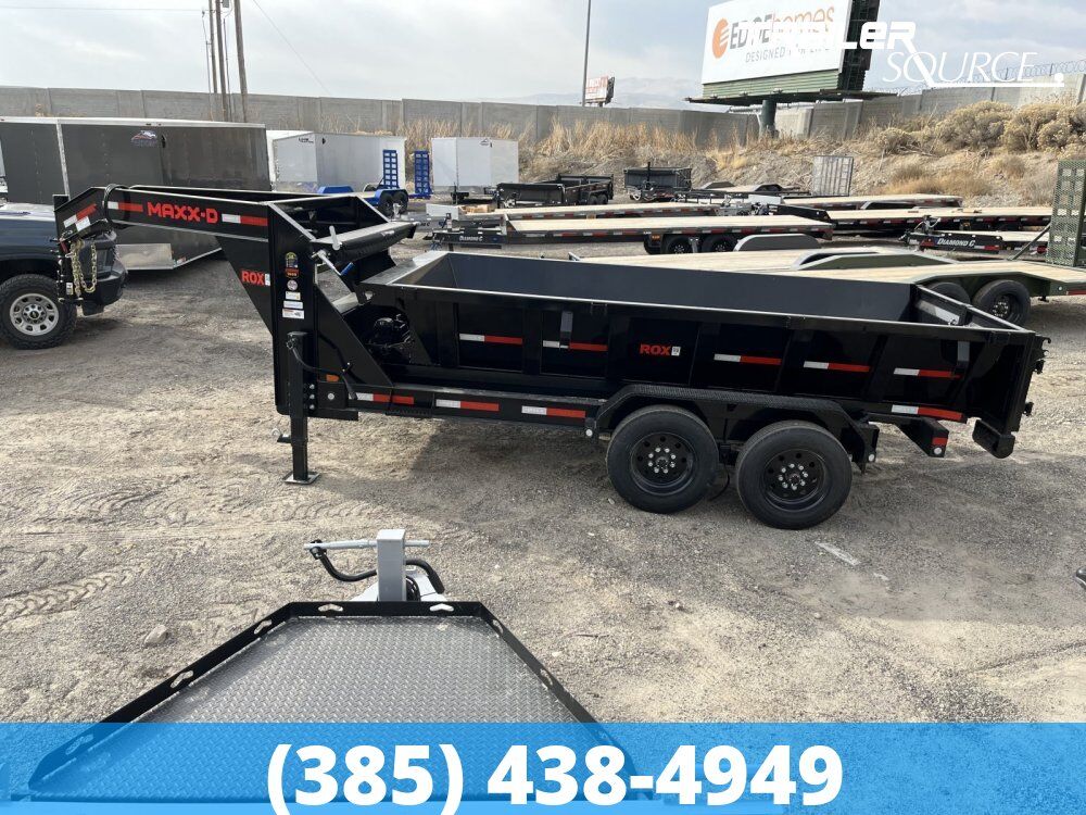 7x14 Maxx-D ROX Gooseneck Roll Off Trailer - 14K GVWR -