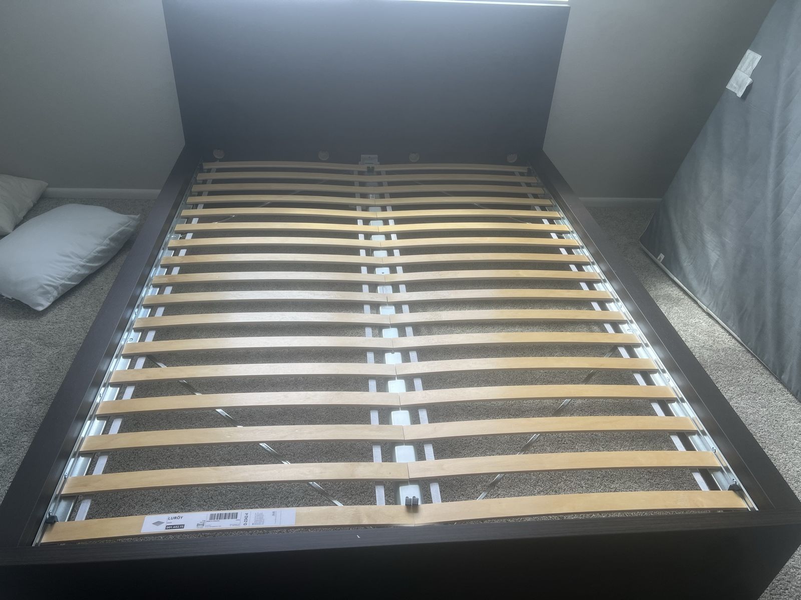 Queen Bed frame and mattress