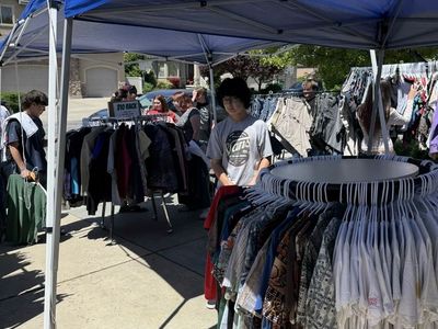 Vintage clothing yard sale/pop-up