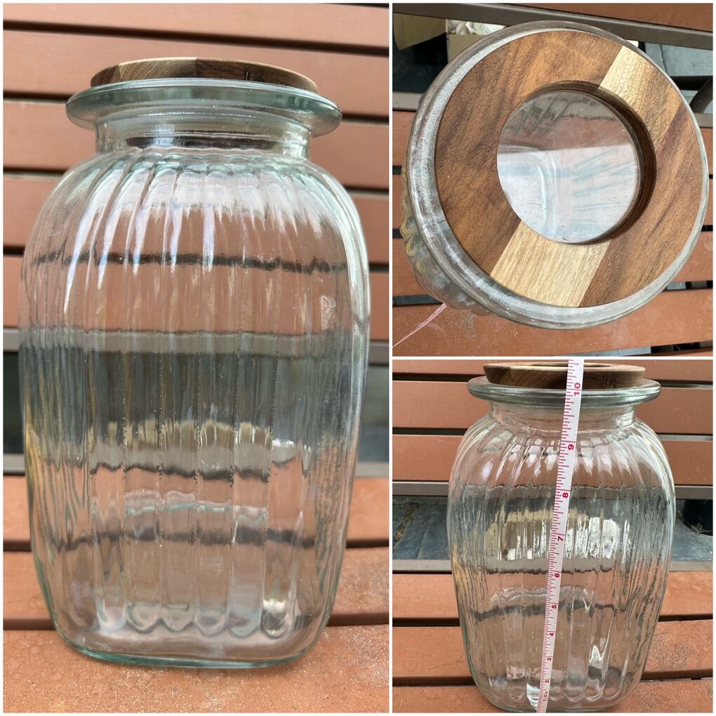 1 Gallon Glass Jar With lid
