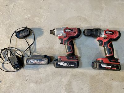 Hyper Tough 2 Drill Set with 3 Batteries and 1 Charger