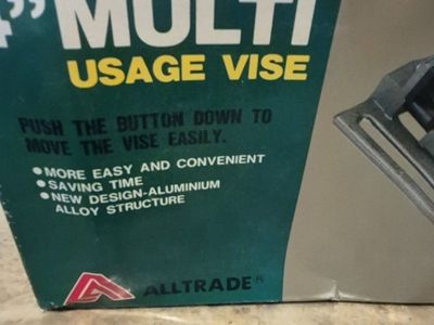 Alltrade 4" Multi Usage Vise - Aluminum Alloy Structure