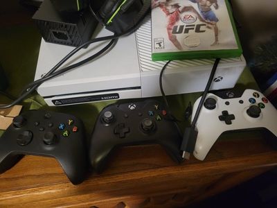Xbox One Console Bundle with 3 Controllers, Headset, and 4 Games