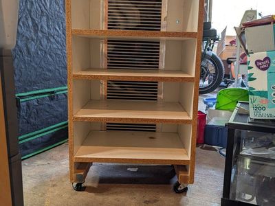 snake rack with heat tape
