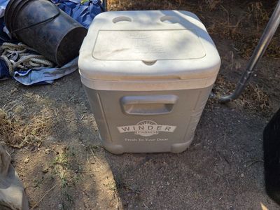 Igloo Ice Cube Portable Cooler - Gray and White
