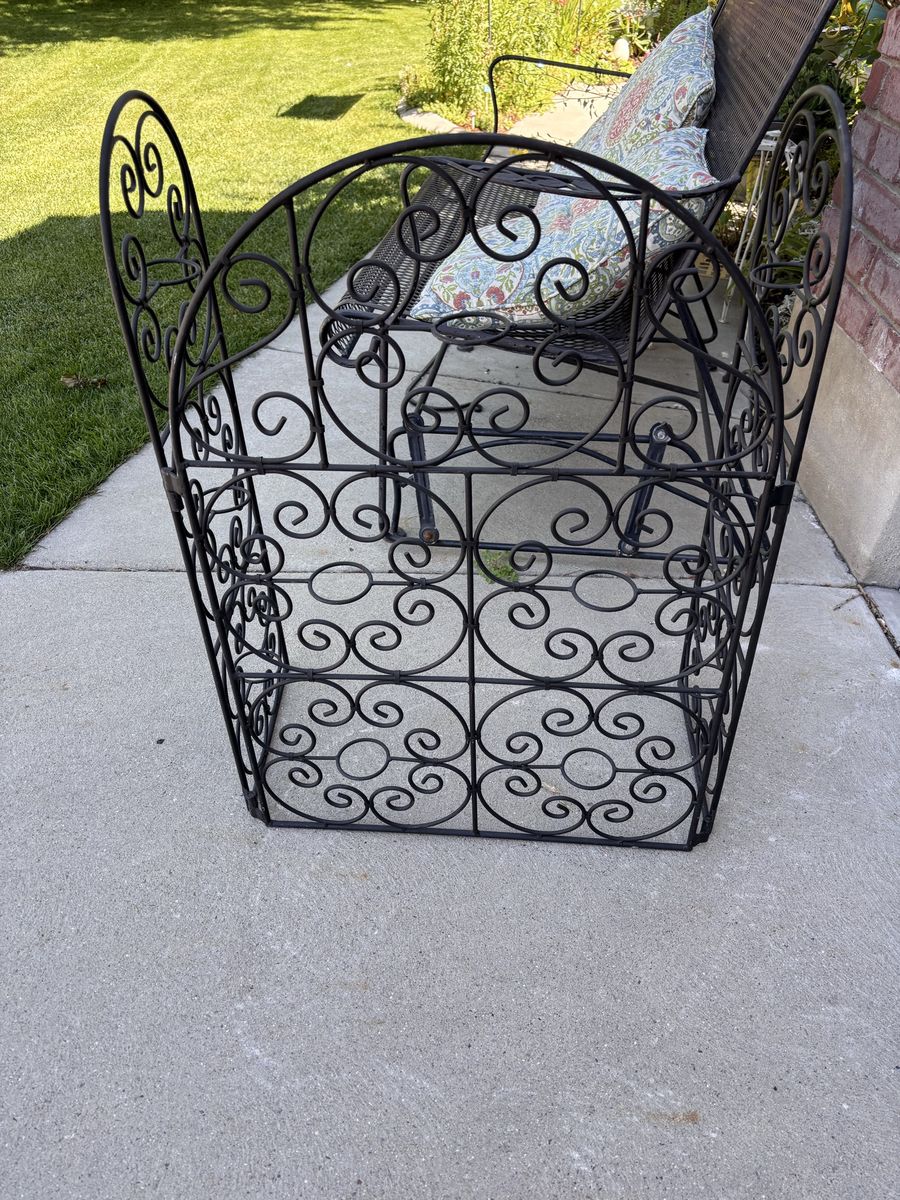 Fireplace screen, you can use 11 votive size candles with it. Nice heavy duty and quality piece.