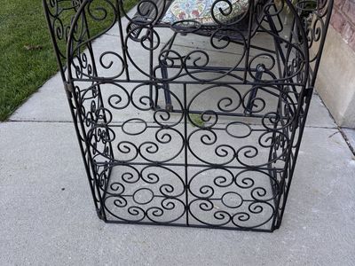 Fireplace screen, you can use 11 votive size candles with it. Nice heavy duty and quality piece.