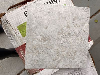 Armstrong 16" x 16" Stone-Look Vinyl Tile Flooring - 5 Boxes
